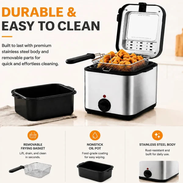 HeyFrye Countertop Electric Deep Fryers US01