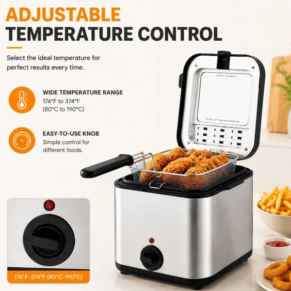 HeyFrye Countertop Electric Deep Fryers US01