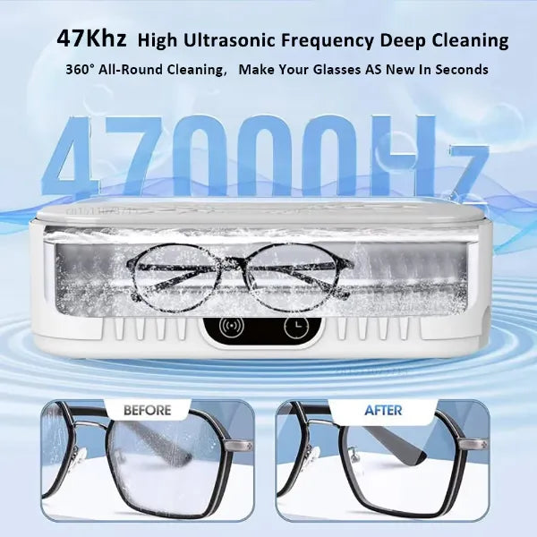 H2 EyeCl Ultrasonic Eyeglass Cleaner US8390