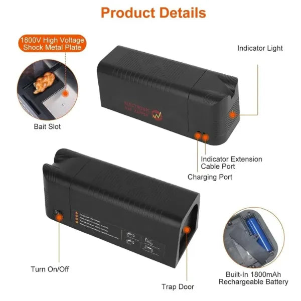 Rodentix Electronic Rat Traps US08