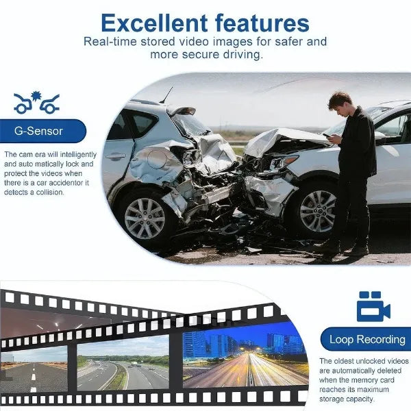 Drivonix Front Rear Dash Cams AU01