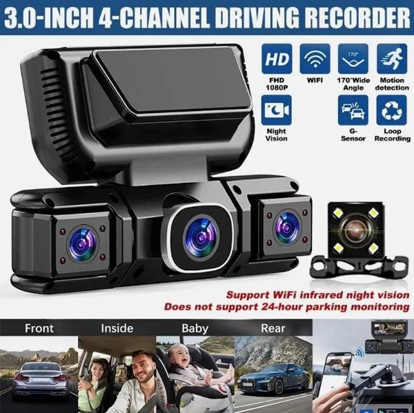 Drivonix Front Rear Dash Cams AU01