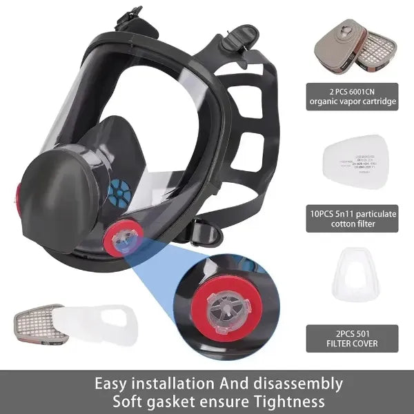 Z2 MolyPel Full Face Respirator Masks US02
