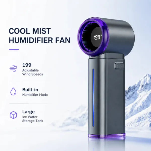 O2 VioFan Handheld Misting Fans US1