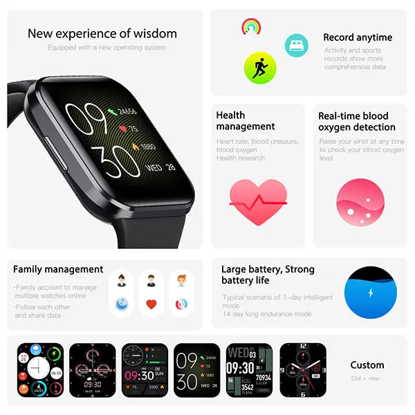 SportivaX Smart Watch for Running US8