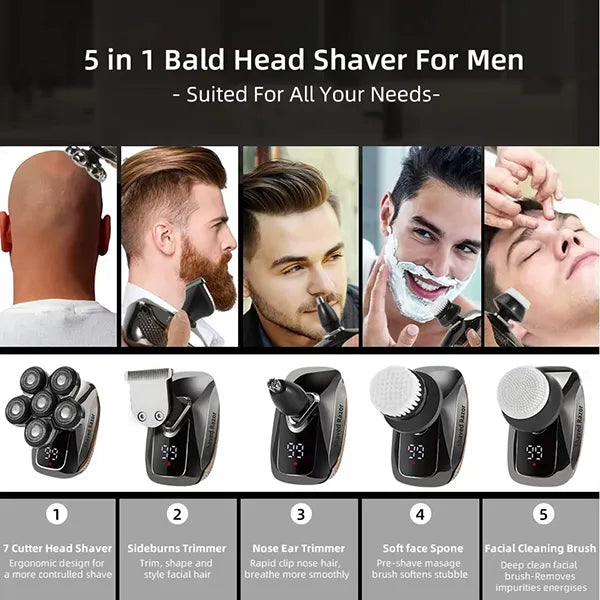 MolyX6 Bald Head Shaver