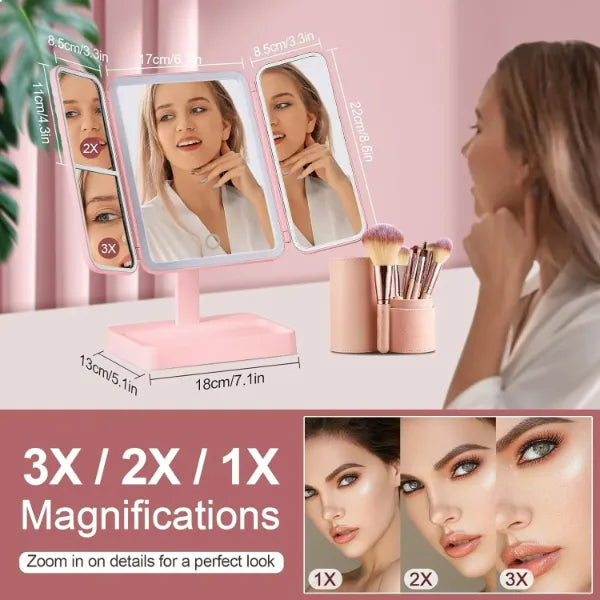 VanityGlow Lighted Makeup Mirrors US08