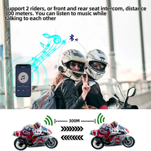 Z2IMoto Motorcycle Bluetooth Headsets