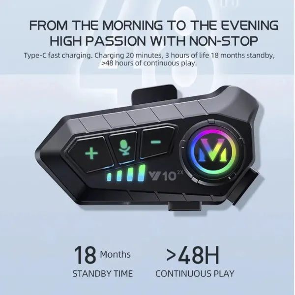 Z2IMoto Helmet Bluetooth Headsets