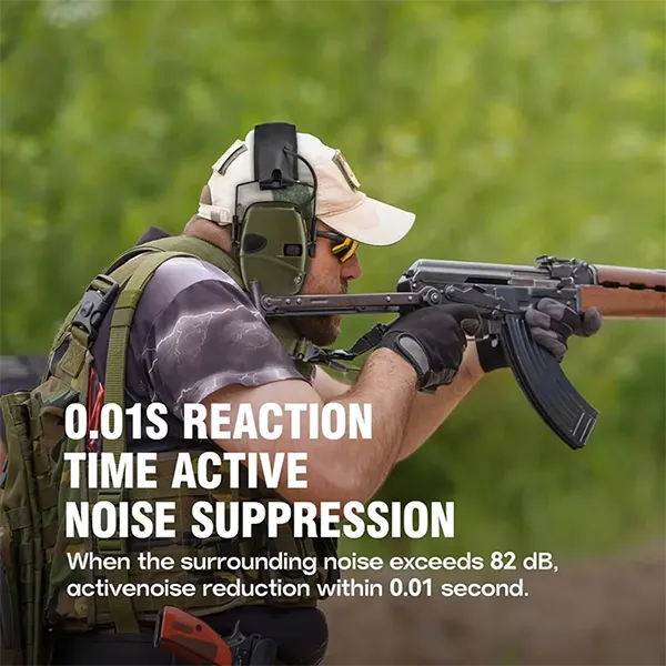 NoiActiz Noise Cancelling Headphones for Shooting