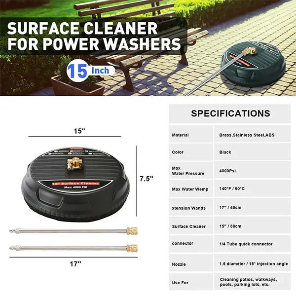 ZoliC3 Pressure Washer Surface Cleaners