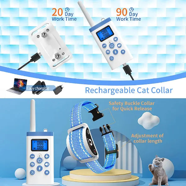 Purrvix Shock Collars for Cats US8