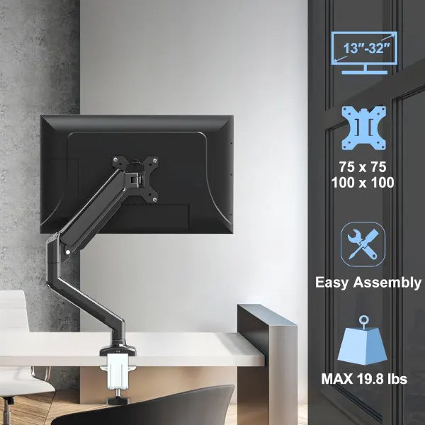 HemiArms Single Monitor Arms US01