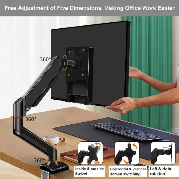 HemiArms Single Monitor Arms US01