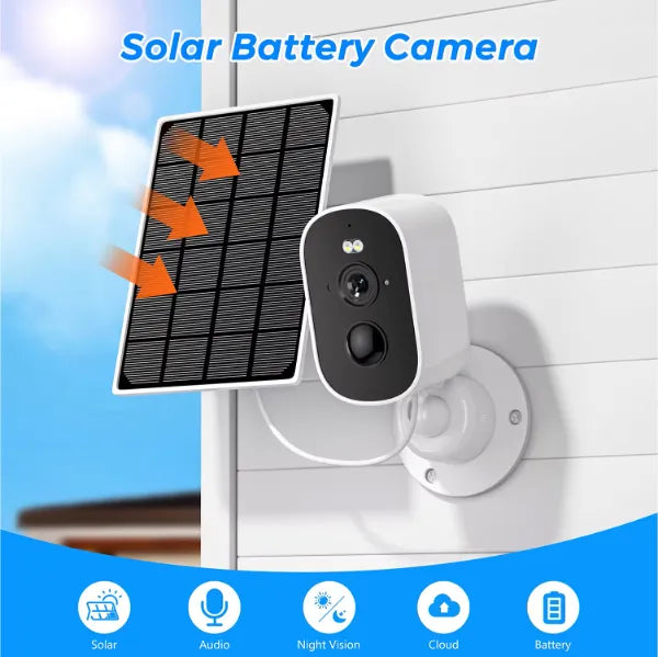 EuffyLive Solar Powered Security Cameras US01