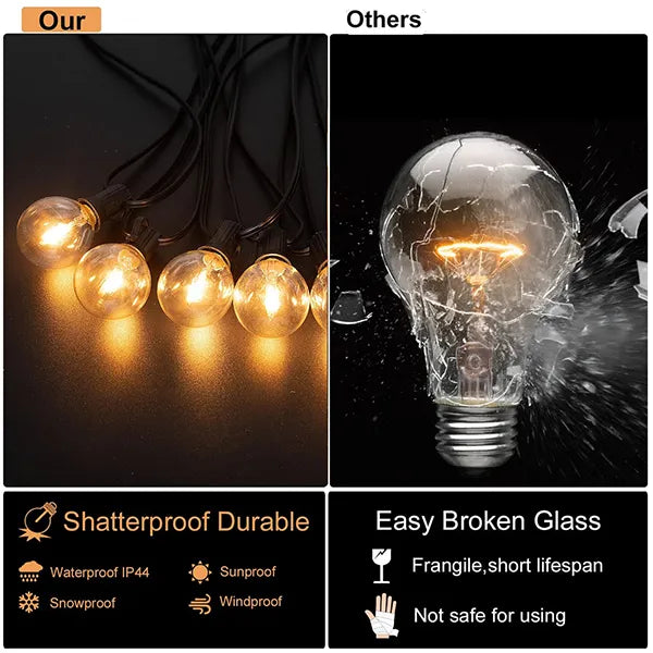 TiLights Outdoor Solar String Lights AU2