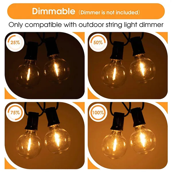 TiLights Outdoor Solar String Lights AU2
