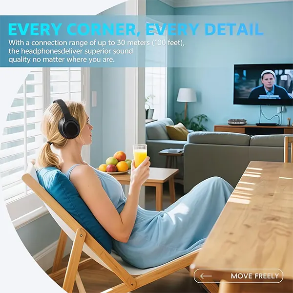 HearTV TV Headphones For Seniors US8390