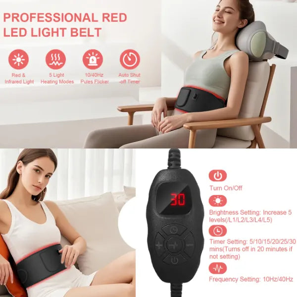 K2 LumiLight Red Light Therapy Belts For Weight Loss US02