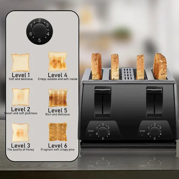 Brevano Toasters 4 Slice US8