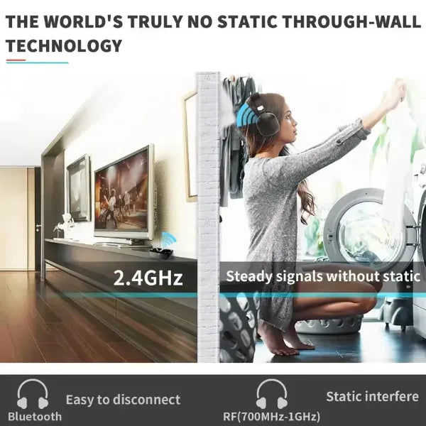 Lofialo Wireless Headphones for TV CA45