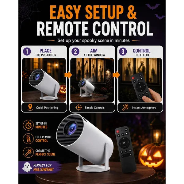 HallowBeam Halloween Window Projectors - US-08