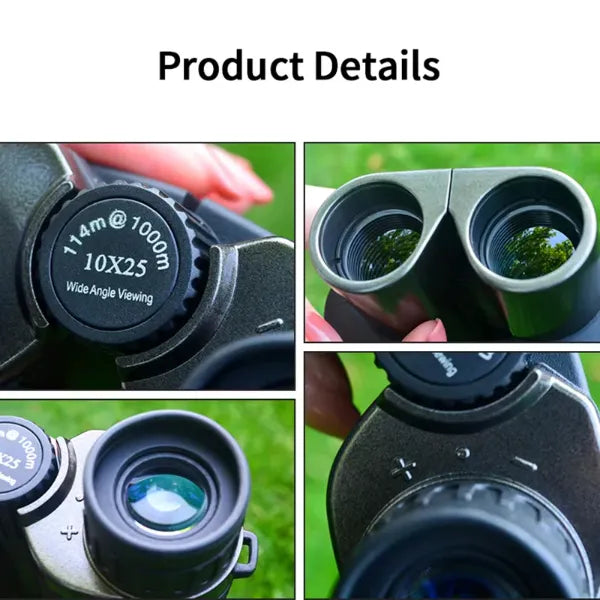 MikoSpek Compact Binoculars for Travel
