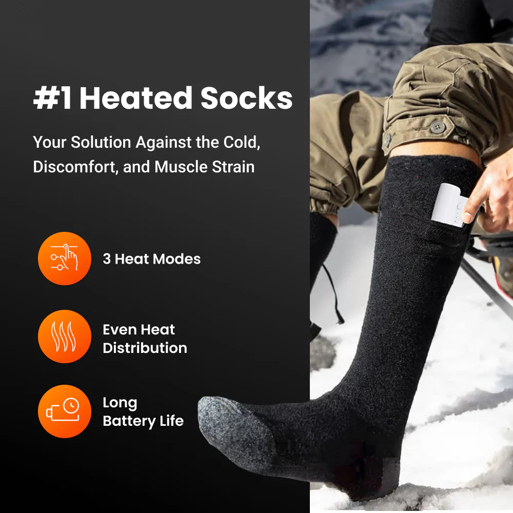 Calvion Heated Socks For Skiing