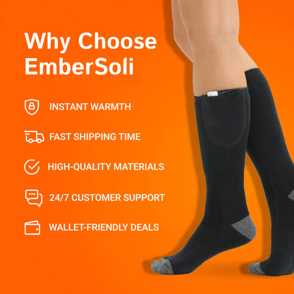 Calvion Heated Socks For Skiing