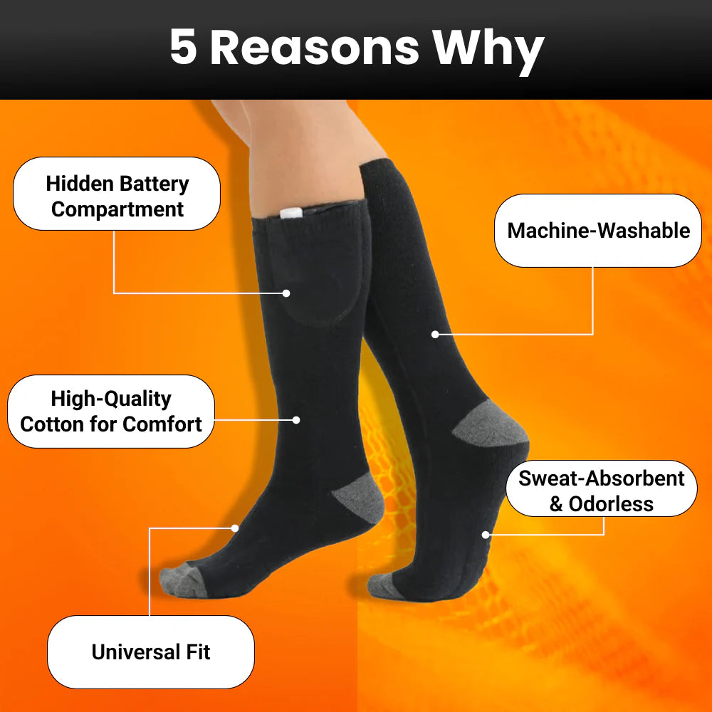 Calvion Heated Socks For Skiing