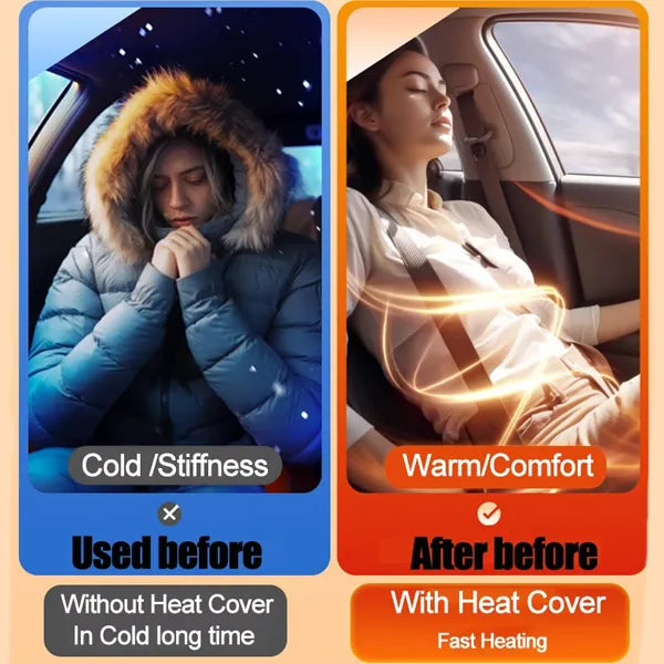 Kehseev Heated Car Seat Cover