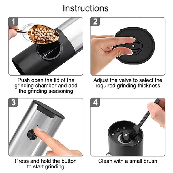 Kivoroa Battery Pepper Mills