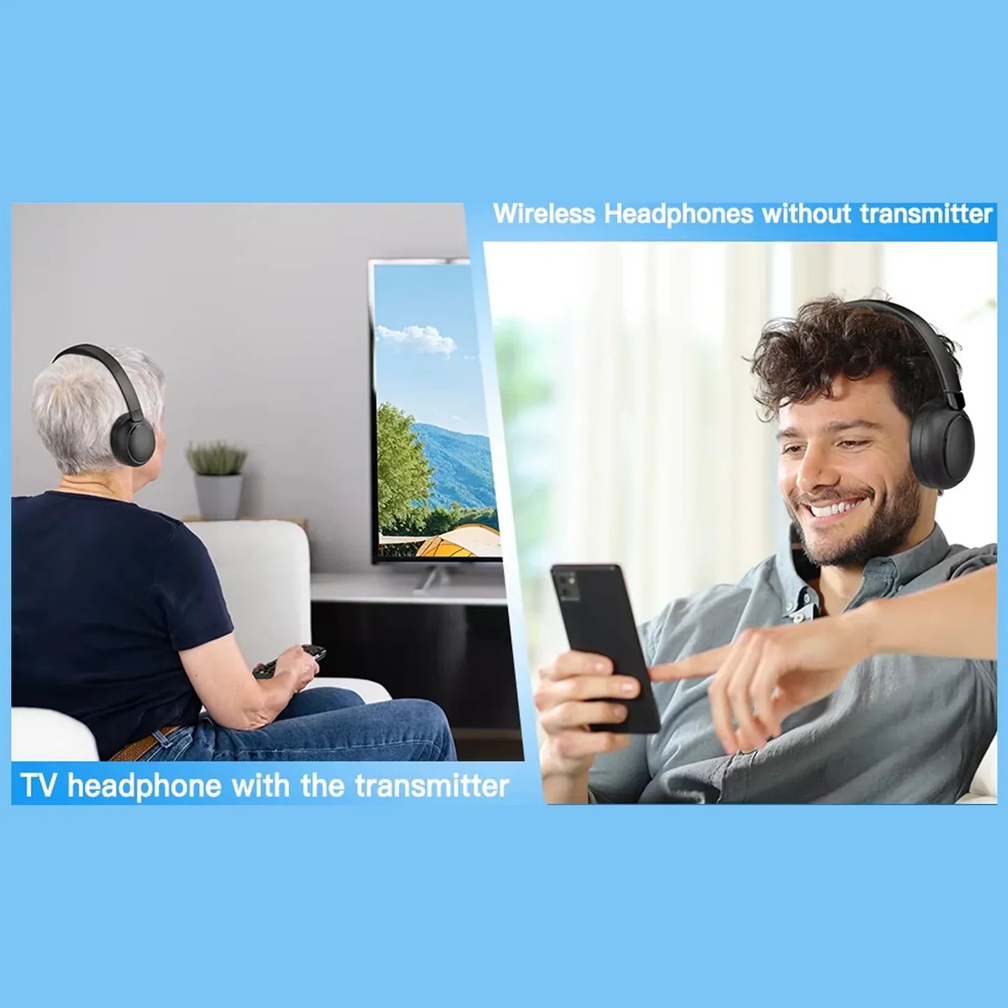 WiliTV Wireless Headphones For TV