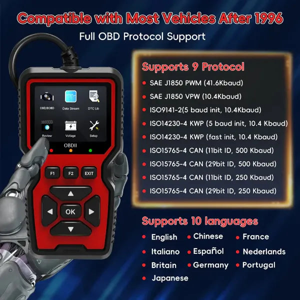 ScanoOB Z10 OBD2 Code Readers