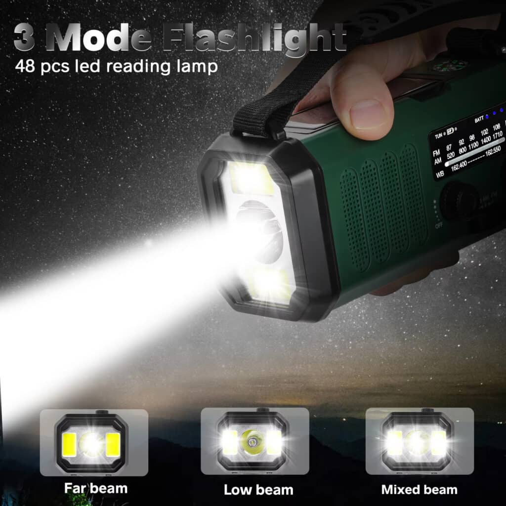 SuraWave Hand Crank Flashlight