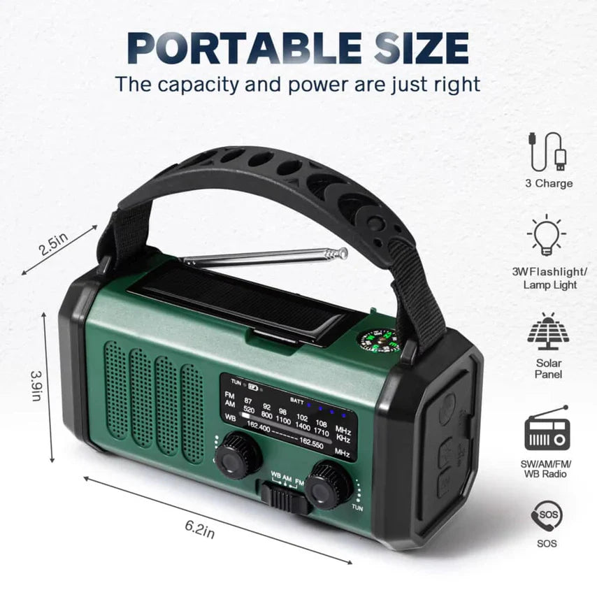 AleSkio Wind Up Radio