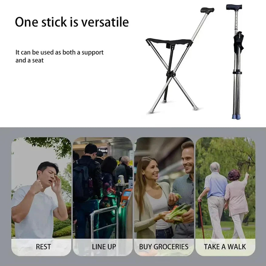YasuSeat Walking Stick With Seat AU