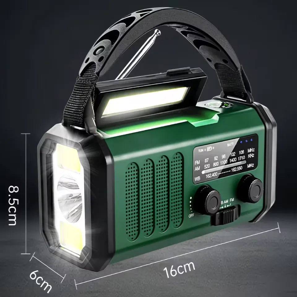 SuraWave Hand Crank Flashlight