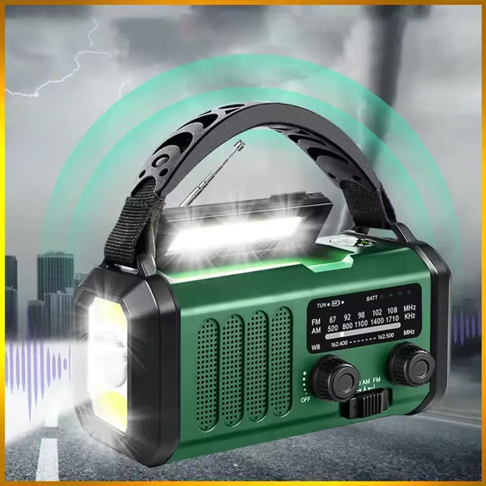 SuraWave Hand Crank Flashlight