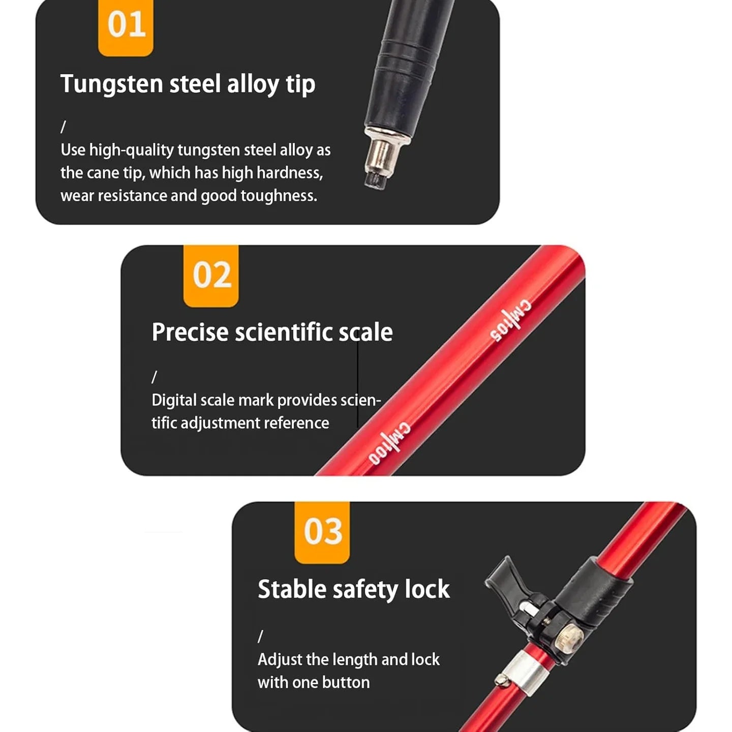 Kolamia Collapsible Hiking Poles