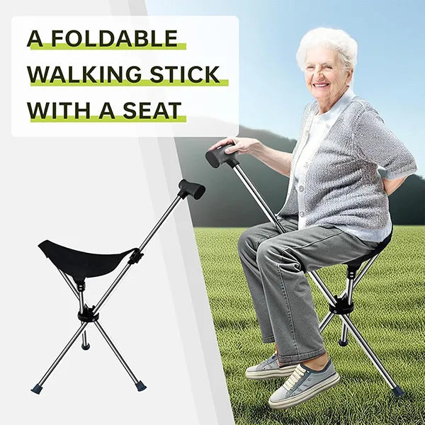 YasuSeat Walking Stick With Seat AU2