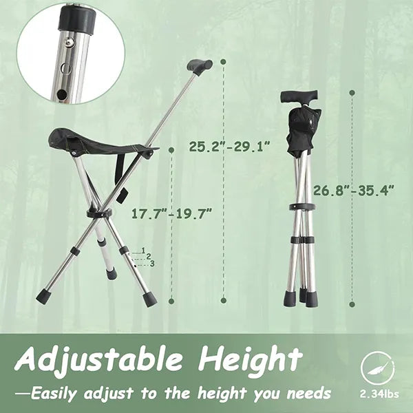 YasuSeat Walking Stick With Seat AU2